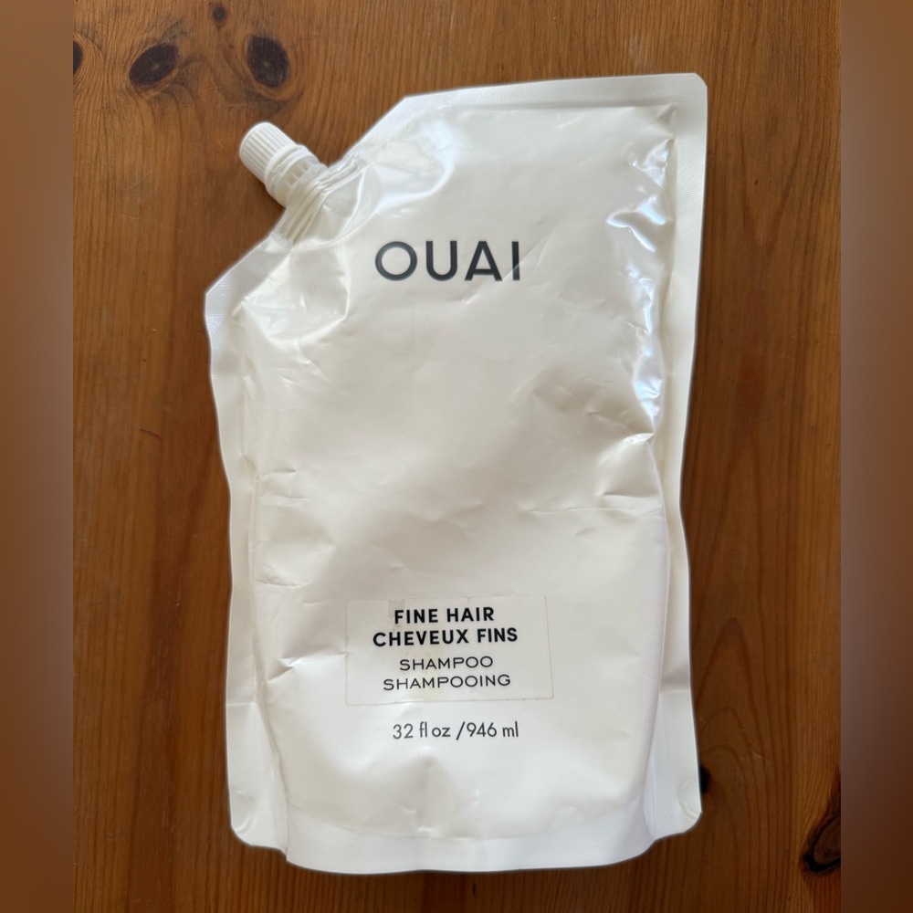 OUAI Fine Hair Shampoo Refill Pouch